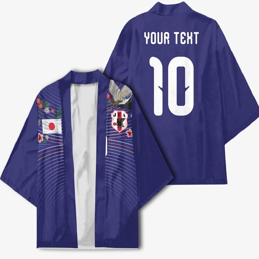 Japan Football Custom Kimono Japanese Culture with Sashiko Effect
