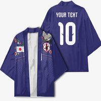 Japan Football Custom Kimono Japanese Culture with Sashiko Effect