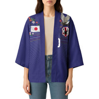 Japan Football Custom Kimono Japanese Culture with Sashiko Effect