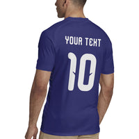 Japan Football Custom Rugby Jersey Japanese Culture with Sashiko Effect