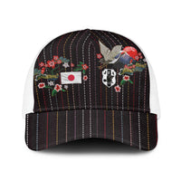 Japan Football Baseball Net Cap Colors Beyond Horizon Sashiko Effect Black Version
