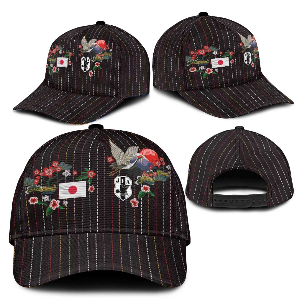 Japan Football Classic Cap Colors Beyond Horizon Sashiko Effect Black Version