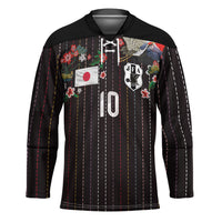 Japan Football Custom Hockey Jersey Colors Beyond Horizon Sashiko Effect Black Version