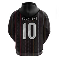 Japan Football Custom Hoodie Colors Beyond Horizon Sashiko Effect Black Version