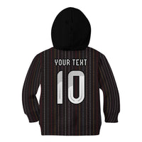 Japan Football Custom Kid Hoodie Colors Beyond Horizon Sashiko Effect Black Version
