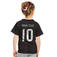 Japan Football Custom Kid T Shirt Colors Beyond Horizon Sashiko Effect Black Version
