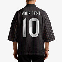 Japan Football Custom Kimono Colors Beyond Horizon Sashiko Effect Black Version
