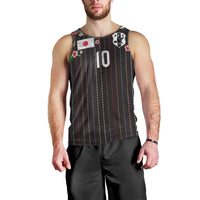 Japan Football Custom Men Tank Top Colors Beyond Horizon Sashiko Effect Black Version