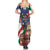 Italian American Heritage Month Summer Maxi Dress USA Eagle and The Colosseum with National Flag - Wonder Print Shop