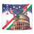 Italian American Heritage Month Tapestry USA Eagle and The Colosseum with National Flag - Wonder Print Shop