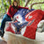 Polish American Heritage Month Quilt USA Eagle and Poland Eagle with National Flag - Wonder Print Shop
