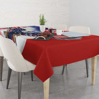 Polish American Heritage Month Tablecloth USA Eagle and Poland Eagle with National Flag - Wonder Print Shop