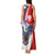 Polish American Heritage Month Tank Maxi Dress USA Eagle and Poland Eagle with National Flag - Wonder Print Shop