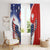 Polish American Heritage Month Window Curtain USA Eagle and Poland Eagle with National Flag - Wonder Print Shop