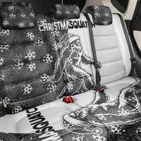Funny Christmasquatch Camouflage of Snowflakes Back Car Seat Cover - Wonder Print Shop
