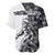 Funny Christmasquatch Camouflage of Snowflakes Baseball Jersey - Wonder Print Shop