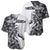 Funny Christmasquatch Camouflage of Snowflakes Baseball Jersey - Wonder Print Shop