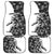 Funny Christmasquatch Camouflage of Snowflakes Car Mats - Wonder Print Shop