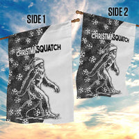 Funny Christmasquatch Camouflage of Snowflakes Garden Flag - Wonder Print Shop