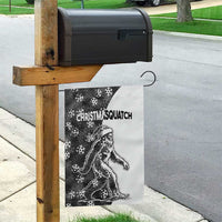 Funny Christmasquatch Camouflage of Snowflakes Garden Flag - Wonder Print Shop