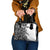 Funny Christmasquatch Camouflage of Snowflakes Shoulder Handbag