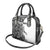 Funny Christmasquatch Camouflage of Snowflakes Shoulder Handbag