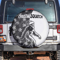 Funny Christmasquatch Camouflage of Snowflakes Spare Tire Cover - Wonder Print Shop