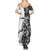 Funny Christmasquatch Camouflage of Snowflakes Summer Maxi Dress - Wonder Print Shop