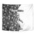 Funny Christmasquatch Camouflage of Snowflakes Tapestry - Wonder Print Shop