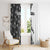 Funny Christmasquatch Camouflage of Snowflakes Window Curtain - Wonder Print Shop