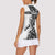 Funny Christmasquatch Camouflage of Snowflakes Women Sleeveless Polo Shirt - Wonder Print Shop