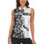 Funny Christmasquatch Camouflage of Snowflakes Women Sleeveless Polo Shirt - Wonder Print Shop