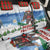 Christmas Bigfoot Ride Snowboard Back Car Seat Cover Merry Footmas Xmas Style - Wonder Print Shop