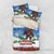Christmas Bigfoot Ride Snowboard Bedding Set Merry Footmas Xmas Style - Wonder Print Shop