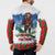 Christmas Bigfoot Ride Snowboard Button Sweatshirt Merry Footmas Xmas Style - Wonder Print Shop