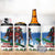 Christmas Bigfoot Ride Snowboard 4 in 1 Can Cooler Tumbler Merry Footmas Xmas Style - Wonder Print Shop