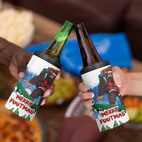 Christmas Bigfoot Ride Snowboard 4 in 1 Can Cooler Tumbler Merry Footmas Xmas Style - Wonder Print Shop