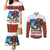 Christmas Bigfoot Ride Snowboard Couples Matching Mermaid Dress and Long Sleeve Button Shirt Merry Footmas Xmas Style