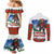 Christmas Bigfoot Ride Snowboard Couples Matching Mermaid Dress and Long Sleeve Button Shirt Merry Footmas Xmas Style
