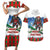 Christmas Bigfoot Ride Snowboard Couples Matching Short Sleeve Bodycon Dress and Hawaiian Shirt Merry Footmas Xmas Style - Wonder Print Shop