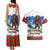 Christmas Bigfoot Ride Snowboard Couples Matching Tank Maxi Dress and Hawaiian Shirt Merry Footmas Xmas Style - Wonder Print Shop