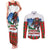 Christmas Bigfoot Ride Snowboard Couples Matching Tank Maxi Dress and Long Sleeve Button Shirt Merry Footmas Xmas Style - Wonder Print Shop