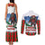 Christmas Bigfoot Ride Snowboard Couples Matching Tank Maxi Dress and Long Sleeve Button Shirt Merry Footmas Xmas Style - Wonder Print Shop