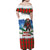 Christmas Bigfoot Ride Snowboard Family Matching Off Shoulder Maxi Dress and Hawaiian Shirt Merry Footmas Xmas Style - Wonder Print Shop