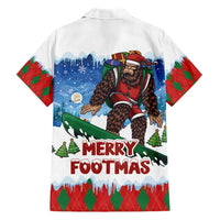 Christmas Bigfoot Ride Snowboard Family Matching Short Sleeve Bodycon Dress and Hawaiian Shirt Merry Footmas Xmas Style - Wonder Print Shop