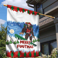 Christmas Bigfoot Ride Snowboard Garden Flag Merry Footmas Xmas Style - Wonder Print Shop