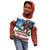 Christmas Bigfoot Ride Snowboard Kid Hoodie Merry Footmas Xmas Style - Wonder Print Shop