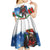 Christmas Bigfoot Ride Snowboard Kid Short Sleeve Dress Merry Footmas Xmas Style - Wonder Print Shop