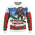 Christmas Bigfoot Ride Snowboard Ugly Christmas Sweater Merry Footmas Xmas Style - Wonder Print Shop