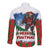 Christmas Bigfoot Ride Snowboard Long Sleeve Button Shirt Merry Footmas Xmas Style - Wonder Print Shop